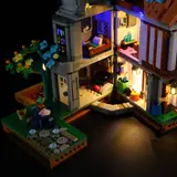 Interior of Sylvan Inn with mixed lighting.