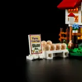 Farm Fresh Eggs stand.