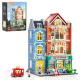 Lumibricks L9100 Toy Station modular building with box.