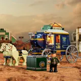 Stagecoach exterior details.