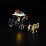 Stagecoach night illumination.