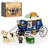 Lumibricks Stagecoach set overview.