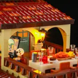 Balcony art & dining.