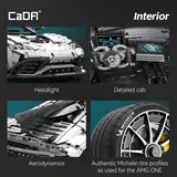 CaDA Mercedes-AMG ONE fine details.