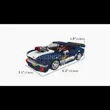 Mould King Mustang dimensions.