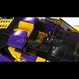 Supercar cockpit detail