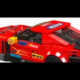 Race Car rear-top close-up.