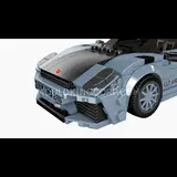 Full side profile of Mould King GT4RS car