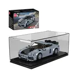 Mould King 718 GT4 RS car model with display case and box