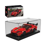 Mould King F8 1Z Supercar in display case with box