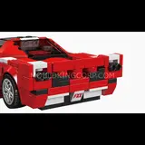 FXX model's powerful rear view.