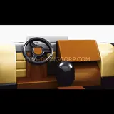 GTR model interior detail.