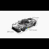 Mould King hypercars grey and green
