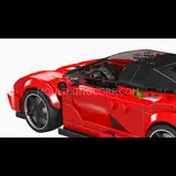 Laferrari cockpit and wheel close-up