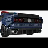 Dimensions of the police car model.