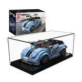 Mould King VW Beetle GT with box and display case.