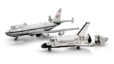Lego Shuttle and 747 separated with gear